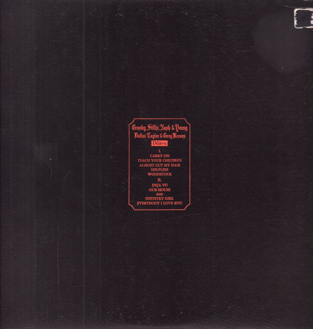 Crosby Stills Nash And Young - Deja Vu - Lp