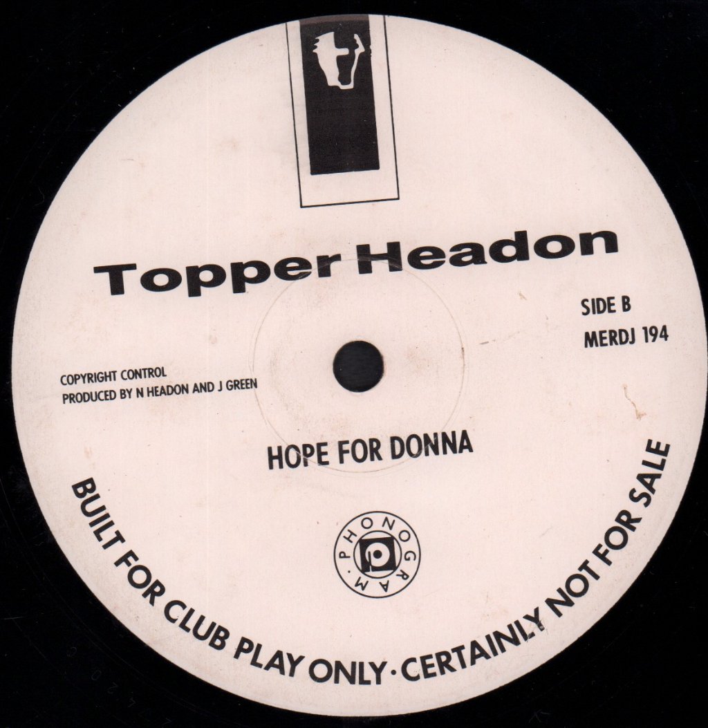 Topper Headon - Du Cane Road - 12 Inch