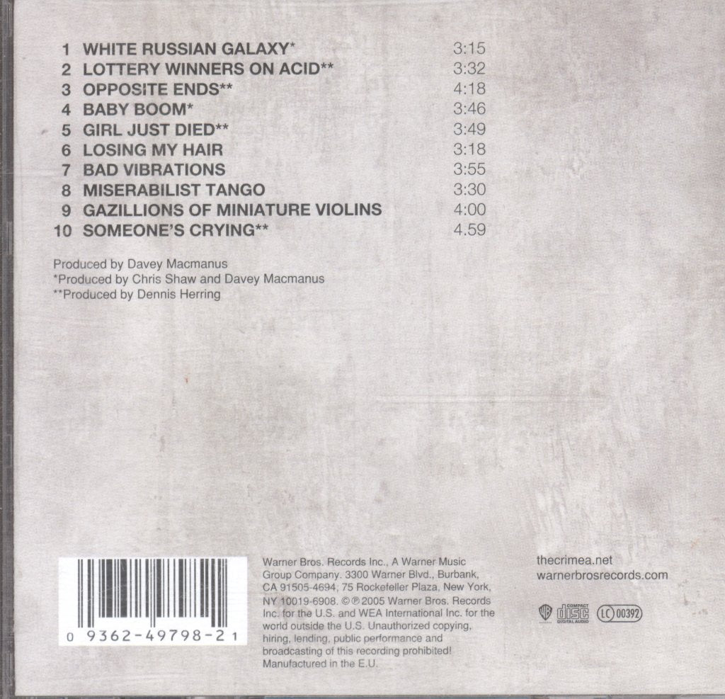Crimea - Tragedy Rocks - Cd