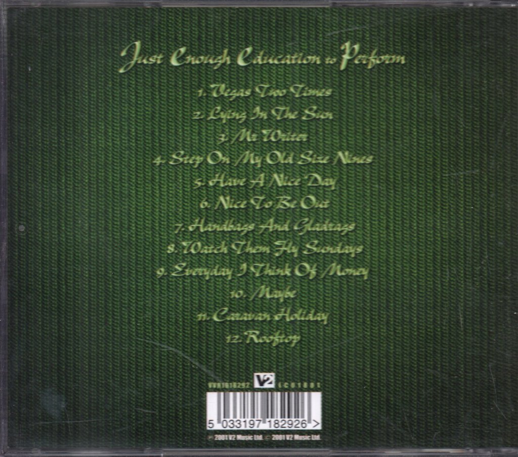 Stereophonics - Just Enough Education To Perform - Cd