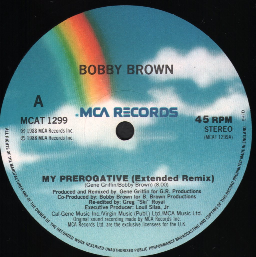 Bobby Brown - My Prerogative - 12 Inch