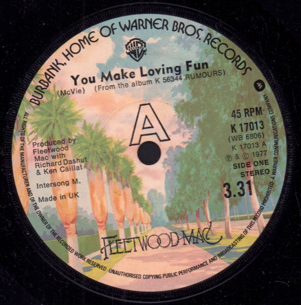 Fleetwood Mac - You Make Loving Fun - 7 Inch