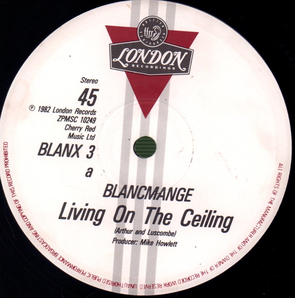 Blancmange - Living On The Ceiling - 12 Inch