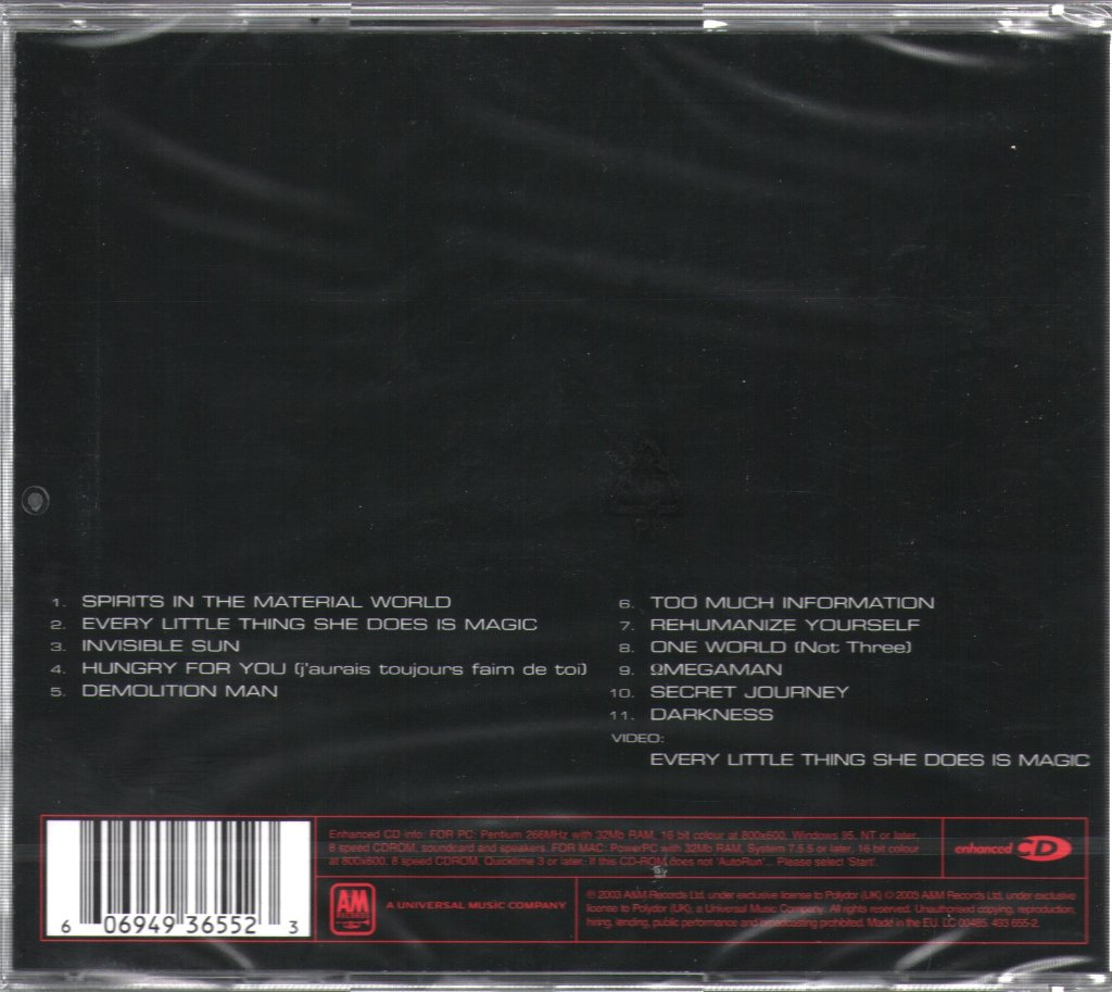 Police - Ghost In The Machine - Cd