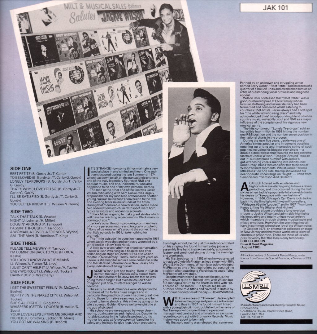 Jackie Wilson - Classic - Double Lp