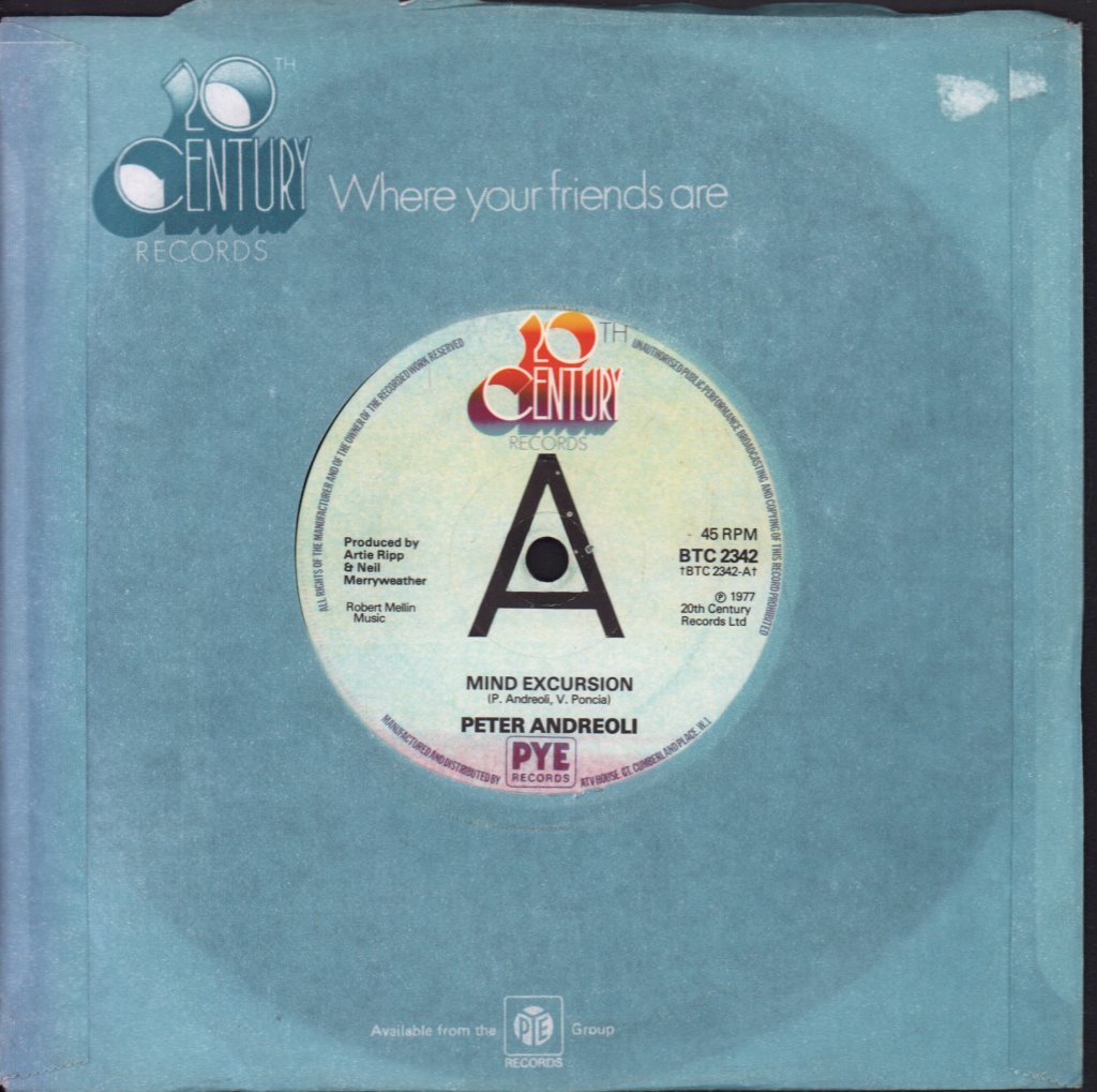 Peter Andreoli - Mind Excursion - 7 Inch