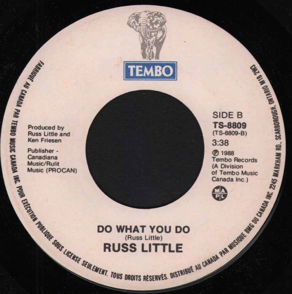 Russ Little - All Alone - 7 Inch