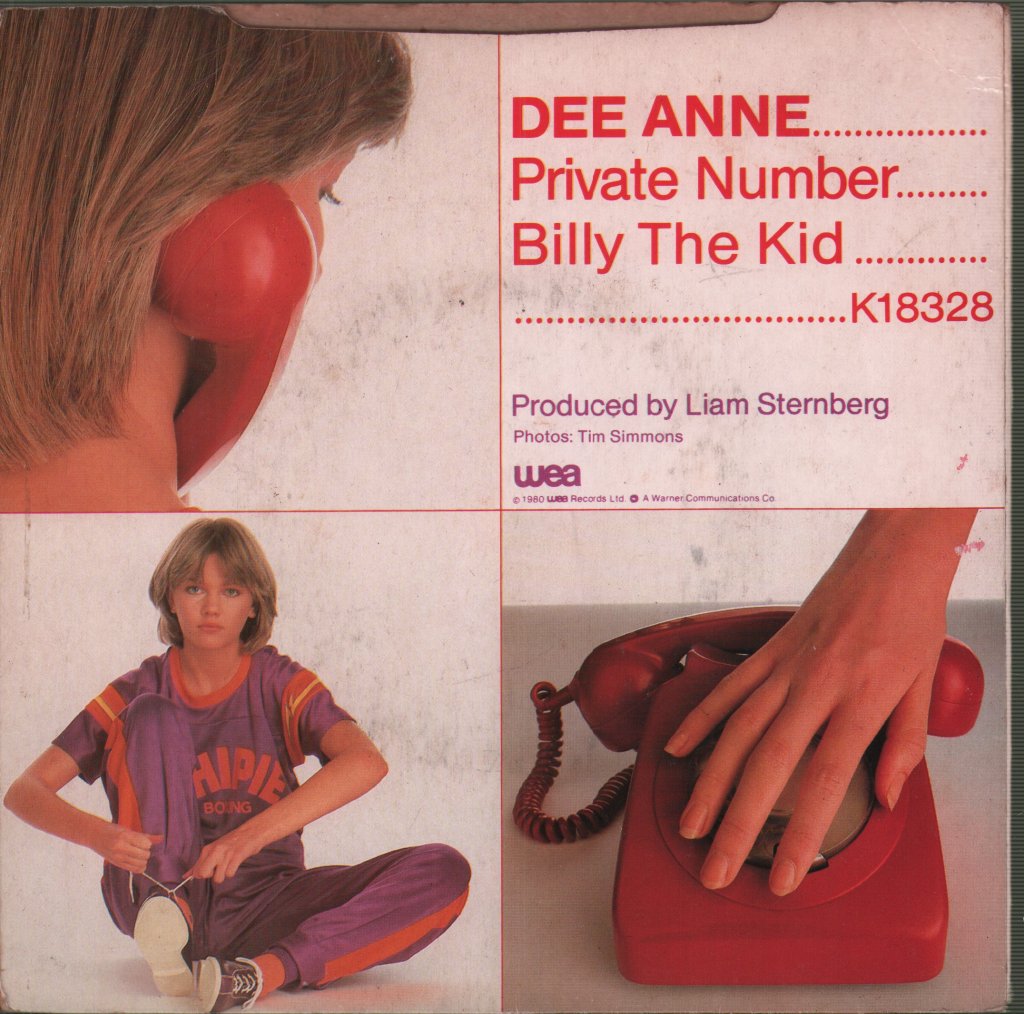 Dee Anne - Private Number - 7 Inch