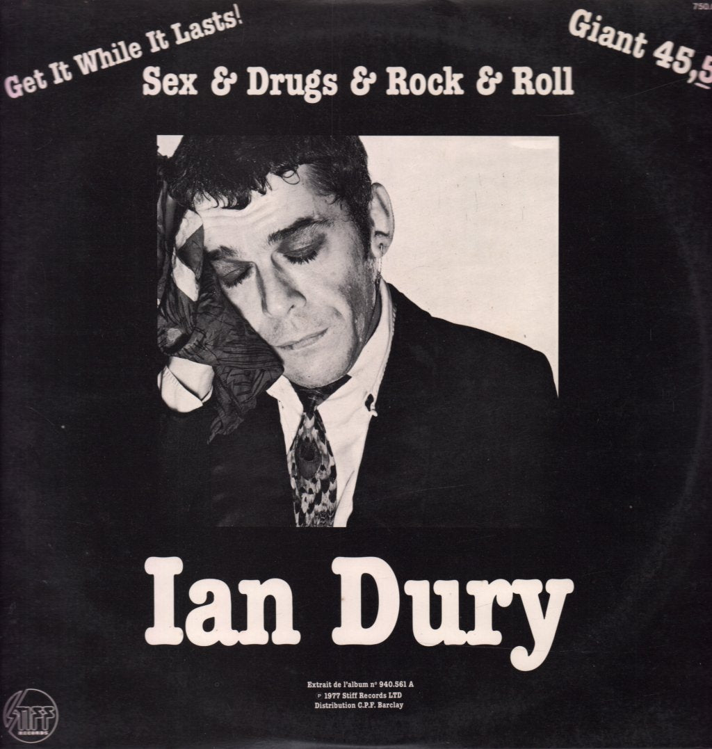 Ian Dury And The Blockheads - Sex And Drugs And Rock N Roll - 12 Inch