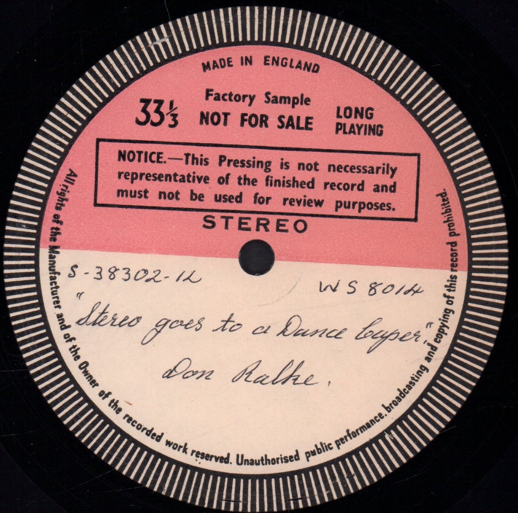 Don Ralke - Stereo Goes To A Dance Caper - Double Lp