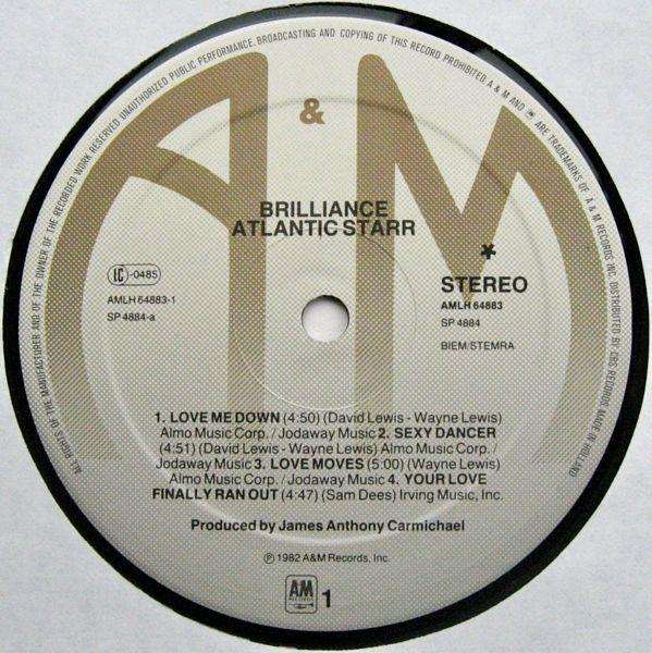 Atlantic Starr - Brilliance - Lp