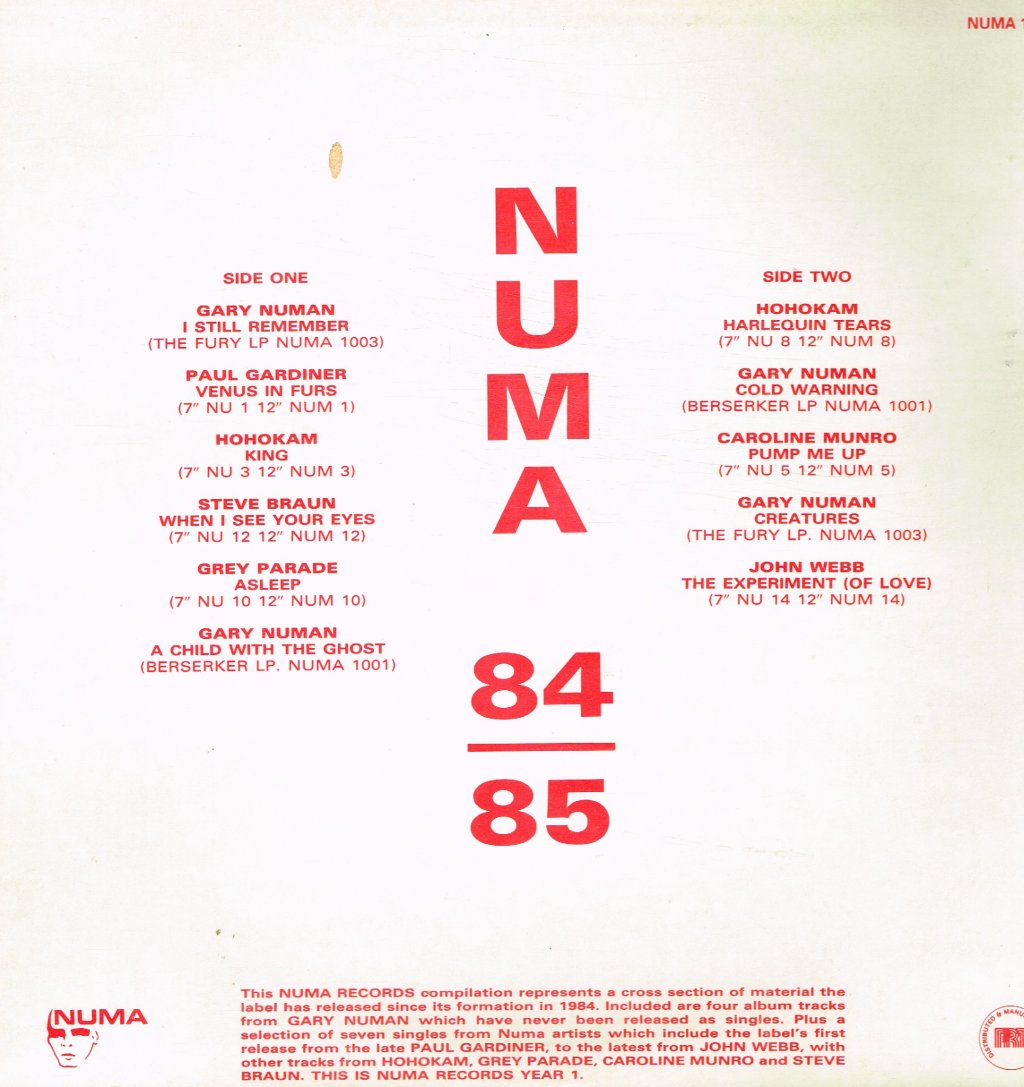 Various Artists - Numa Records Year 1 - Lp