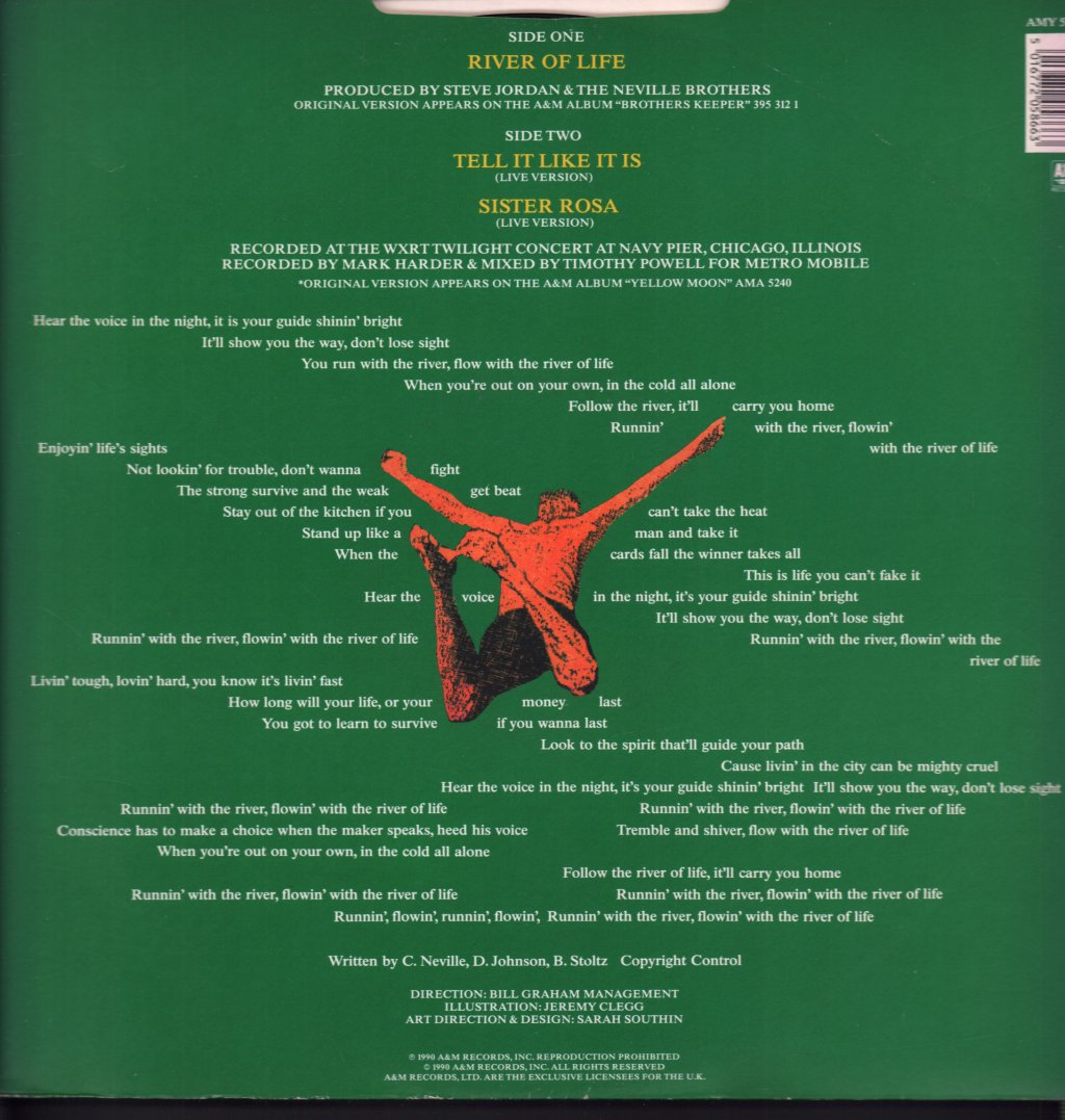 Neville Brothers - River Of Life - 12 Inch