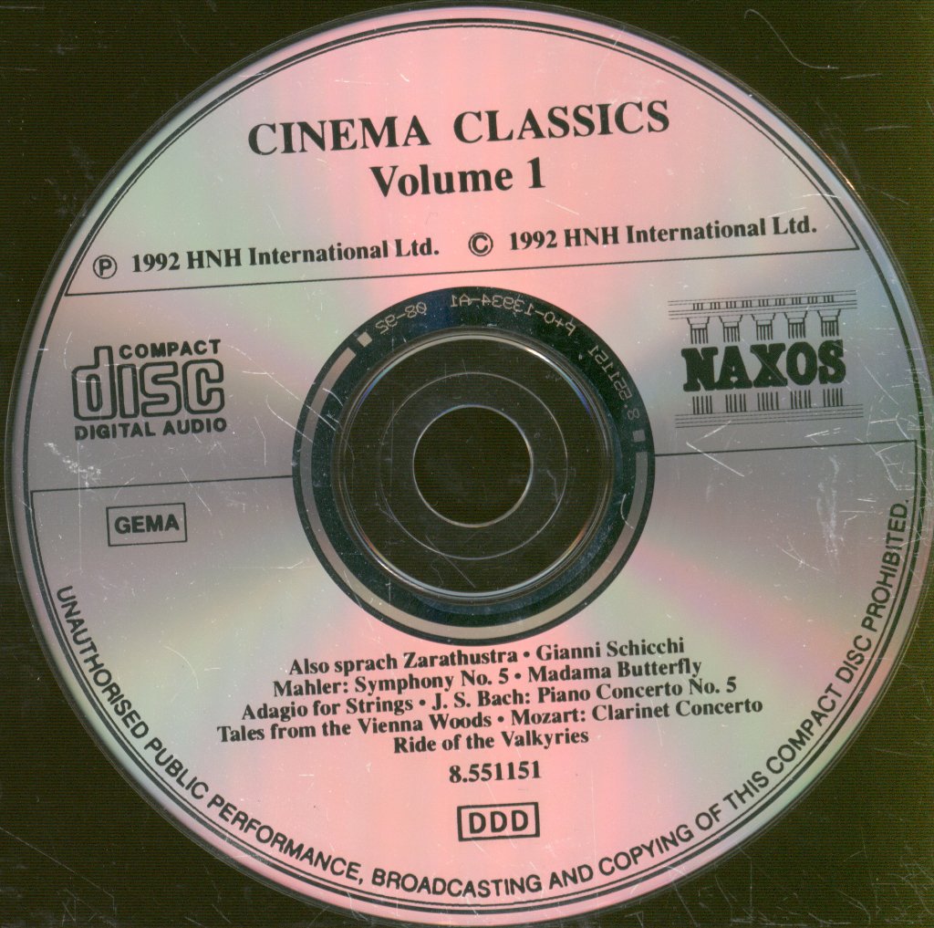 Various Artists - Cinema Classics 1 - Cd
