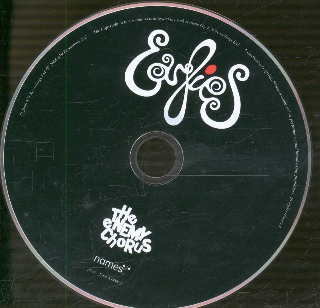 Earlies - Enemy Chorus - Cd
