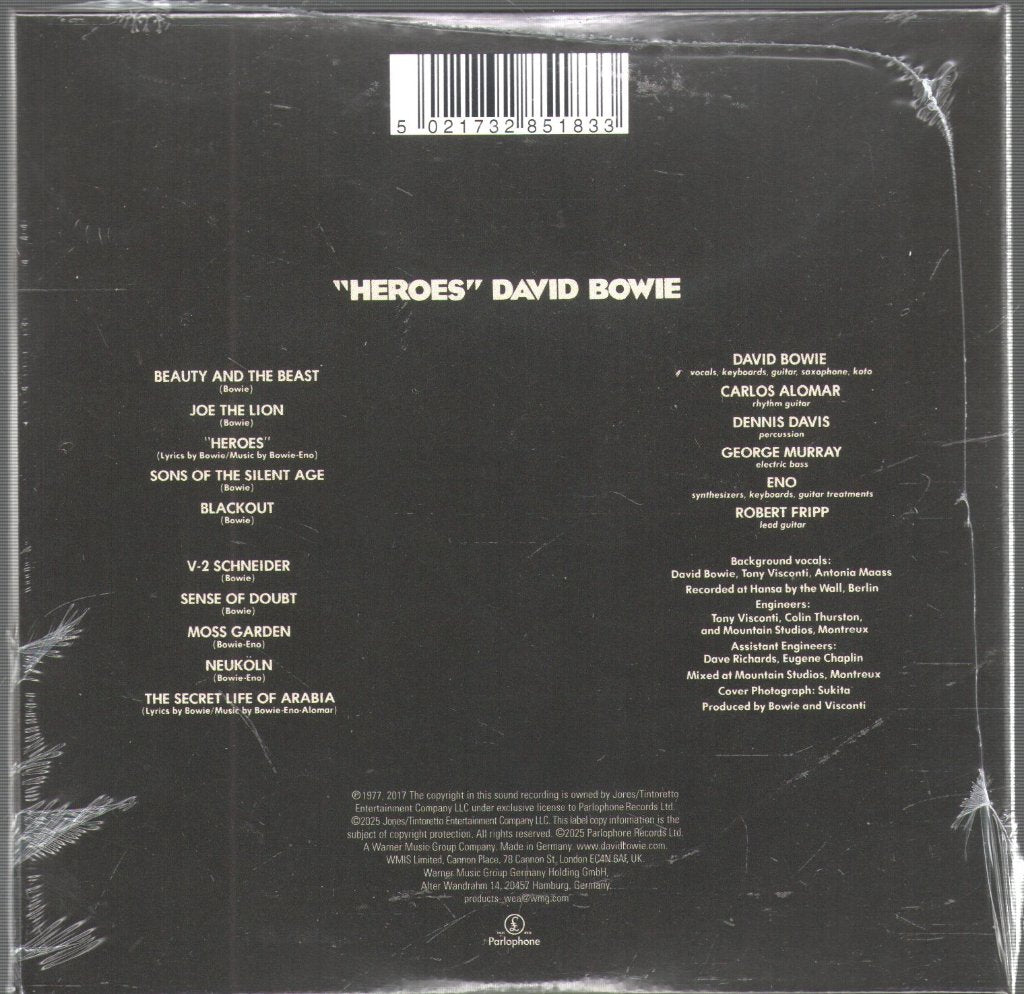 David Bowie - "Heroes" - Cd