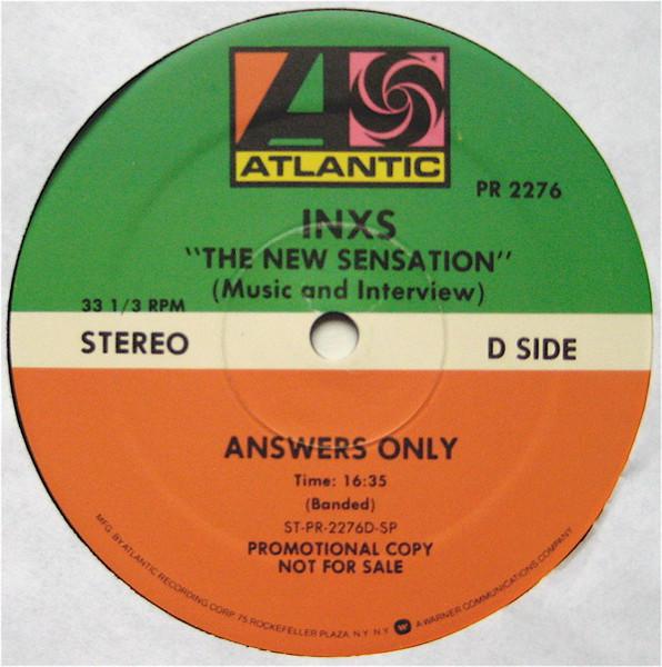 INXS - New Sensation Music & Interview - Double 12 Inch
