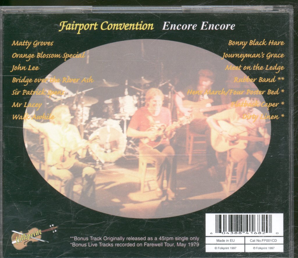 Fairport Convention - Encore Encore - Cd