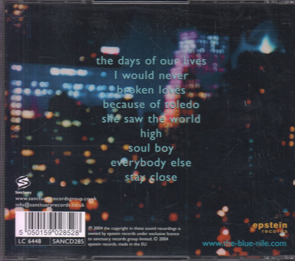 Blue Nile - High - Cd