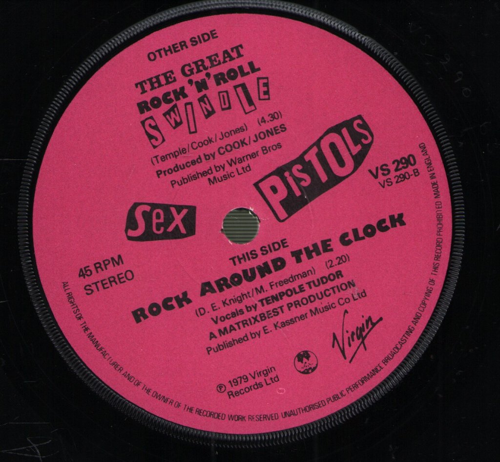 Sex Pistols - Great Rock N Roll Swindle - 7 Inch