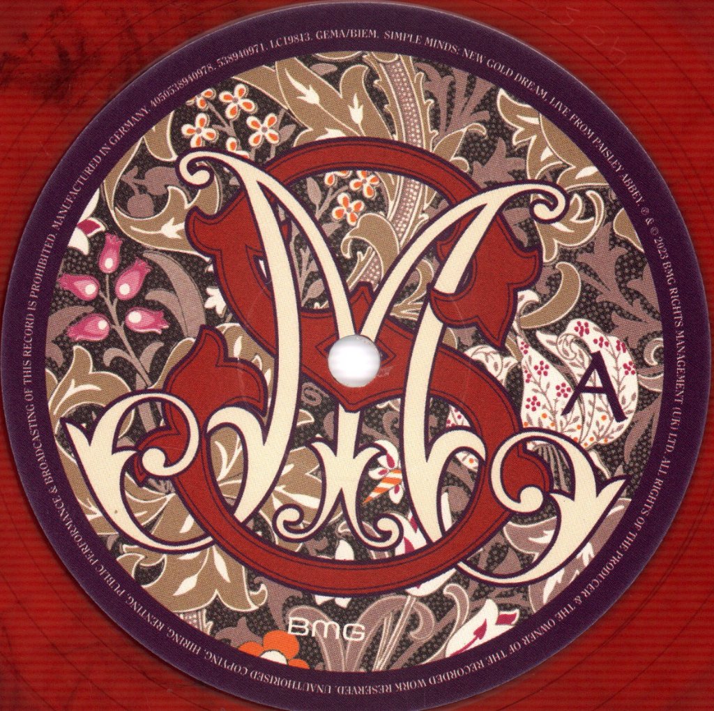 Simple Minds - New Gold Dream Live From Paisley Abbey - Lp