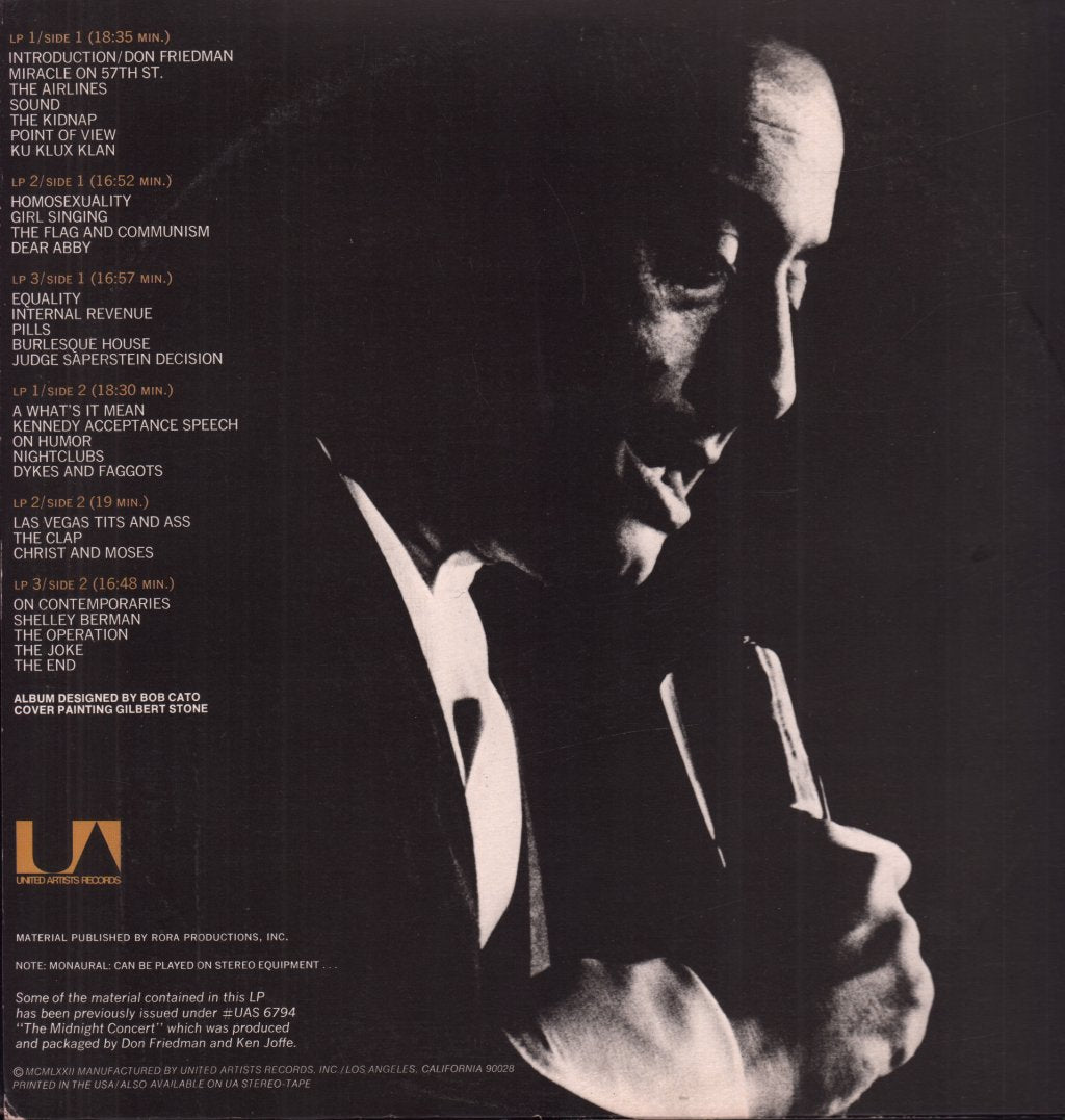 Lenny Bruce - Carnegie Hall - Triple Lp