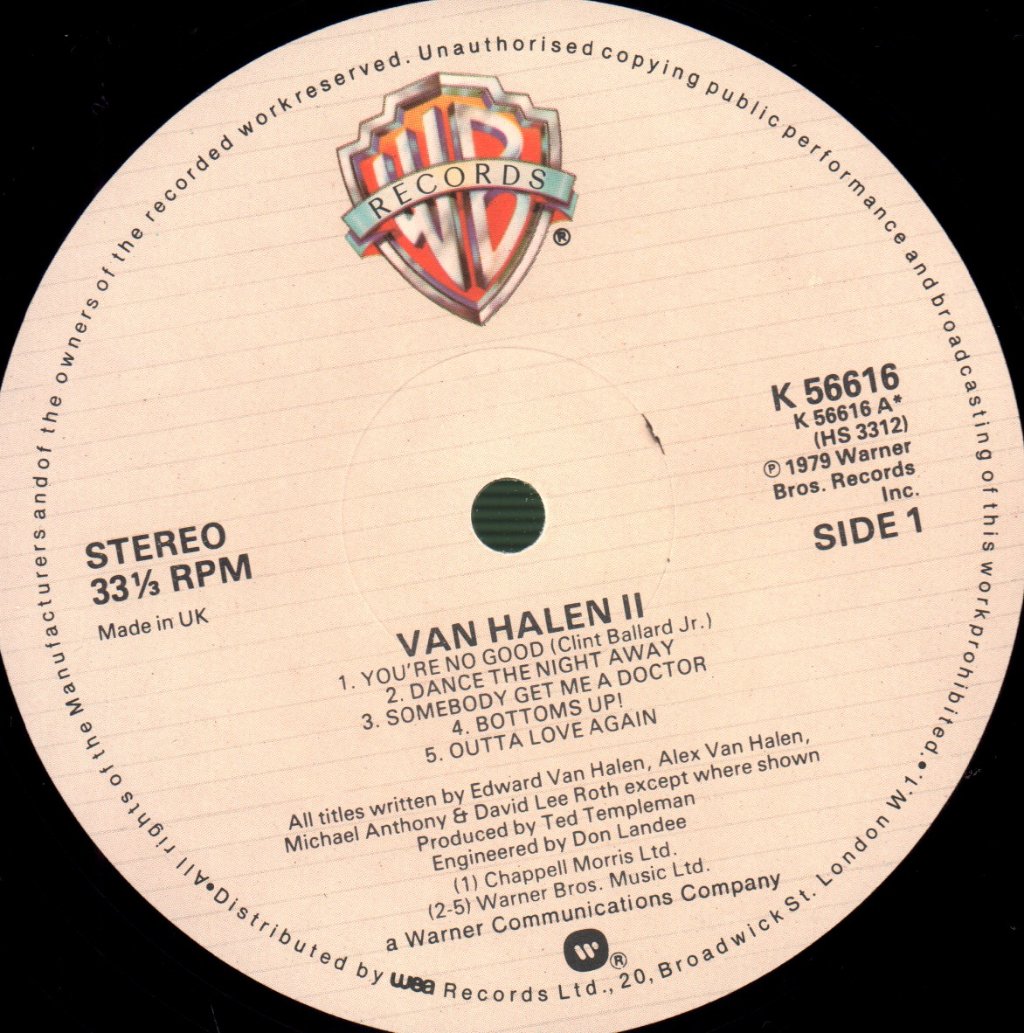 Van Halen - Van Halen II - Lp