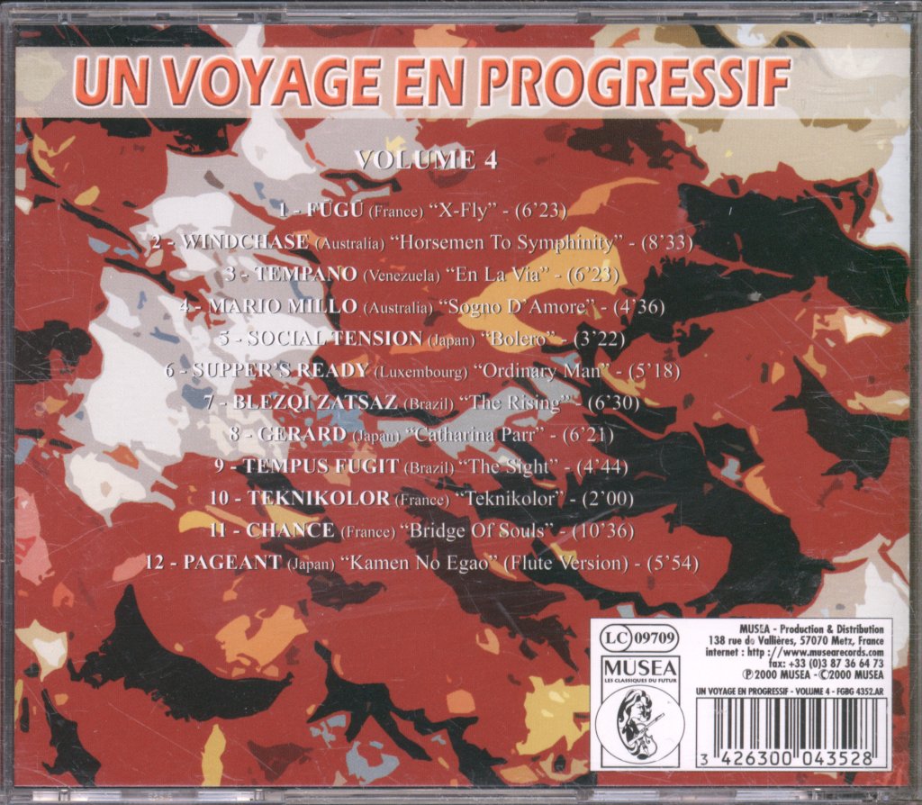 Various Artists - Un Voyage En Progressif Nouveautes Musea 2000 - Volume 4 - Cd