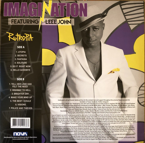 imagination featuring leee john - Retropia - Lp