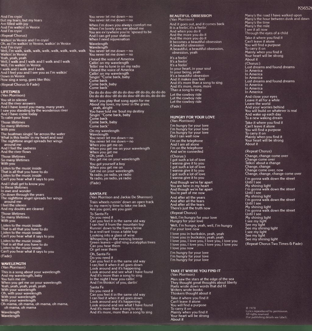 Van Morrison - Wavelength - Lp