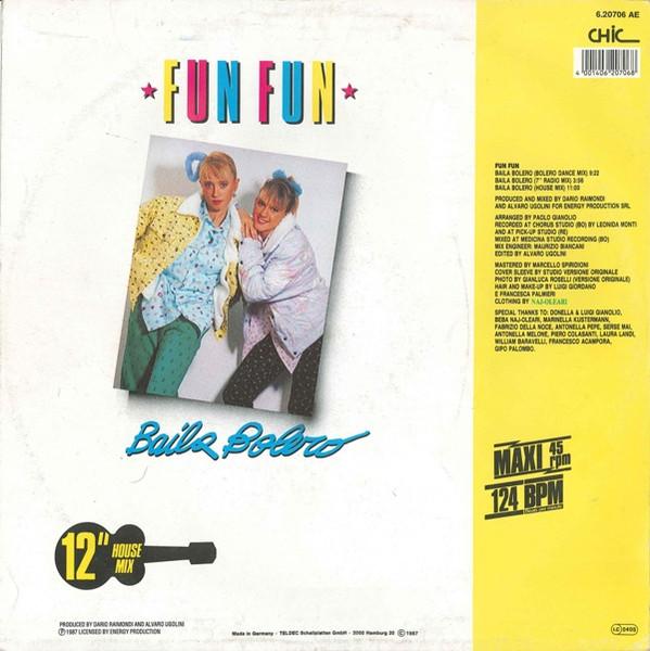 Fun Fun - Baila Bolero - 12 Inch