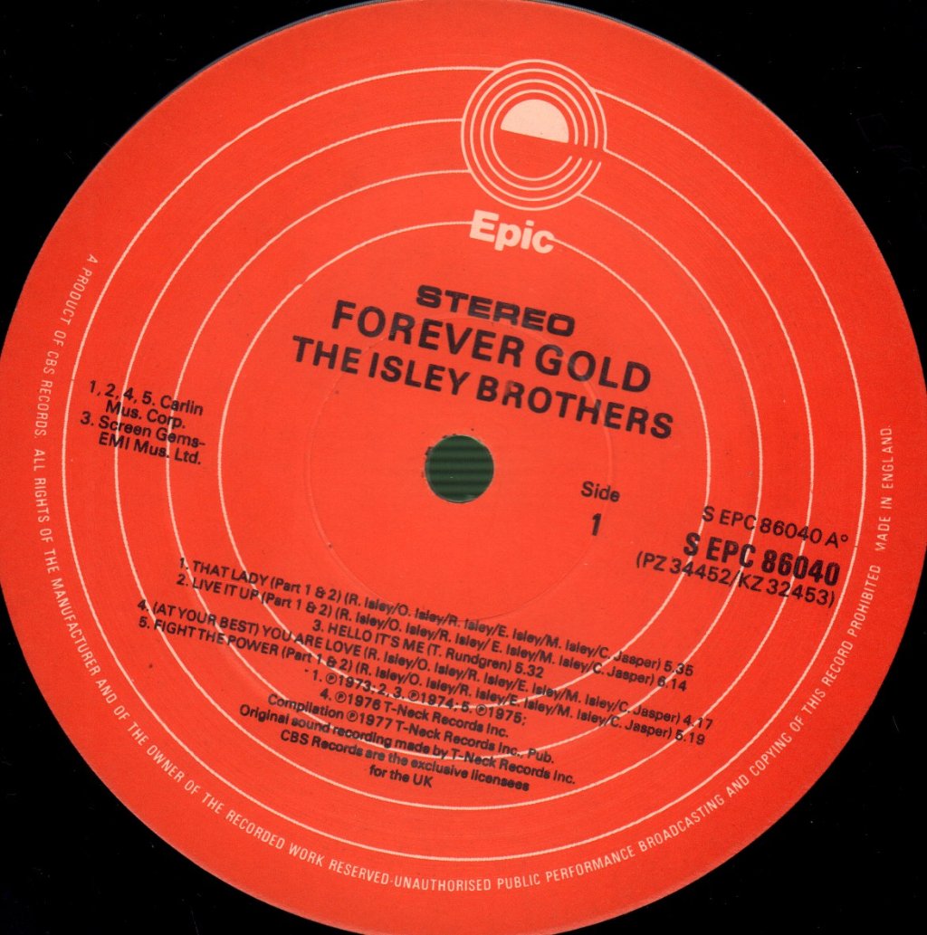 Isley Brothers - Forever Gold - Lp