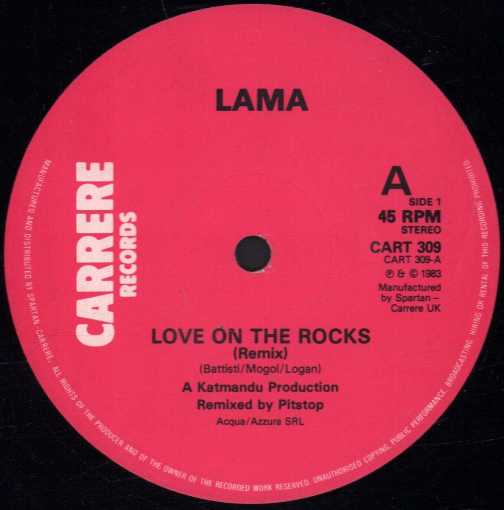 LAMA - Love On The Rocks - 12 Inch