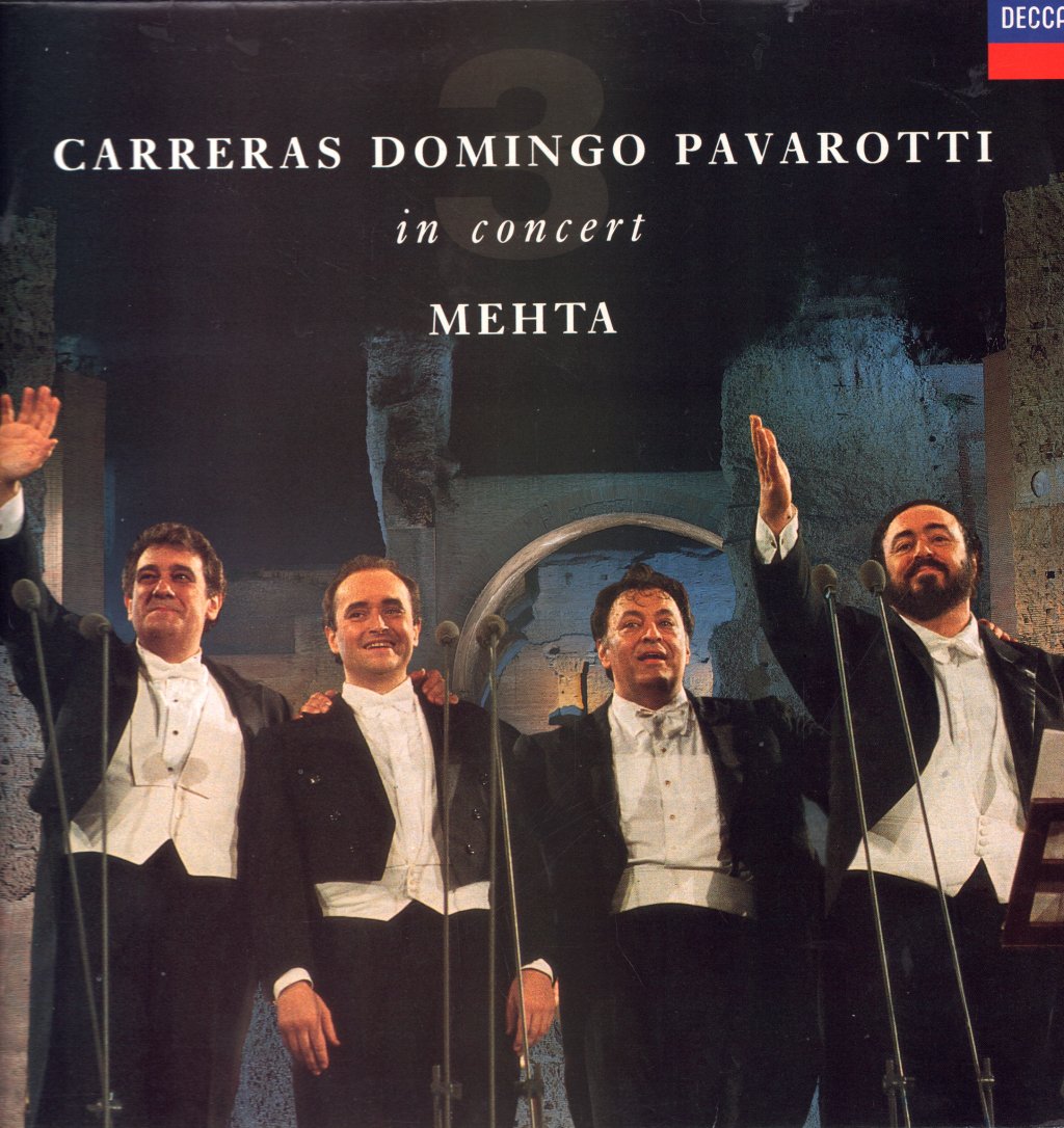 Carreras Domingo Pavarotti - In Concert - Lp
