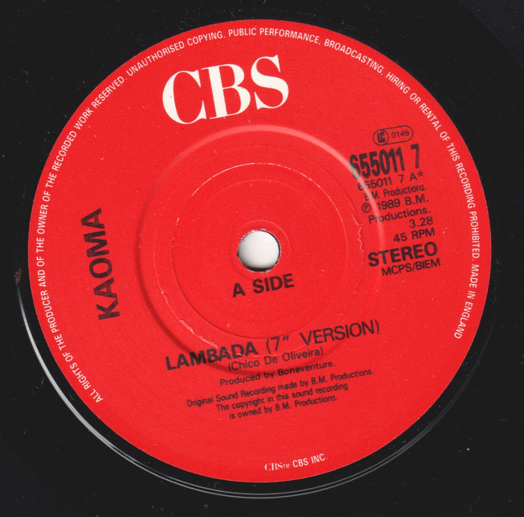 Kaoma - Lambada - 7 Inch