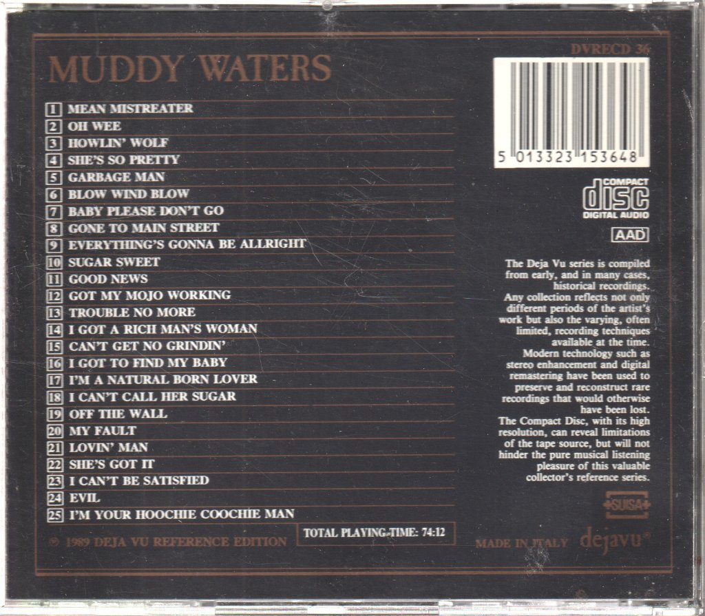 Muddy Waters - Muddy Waters Story (25 Phonographic Memories) - Cd