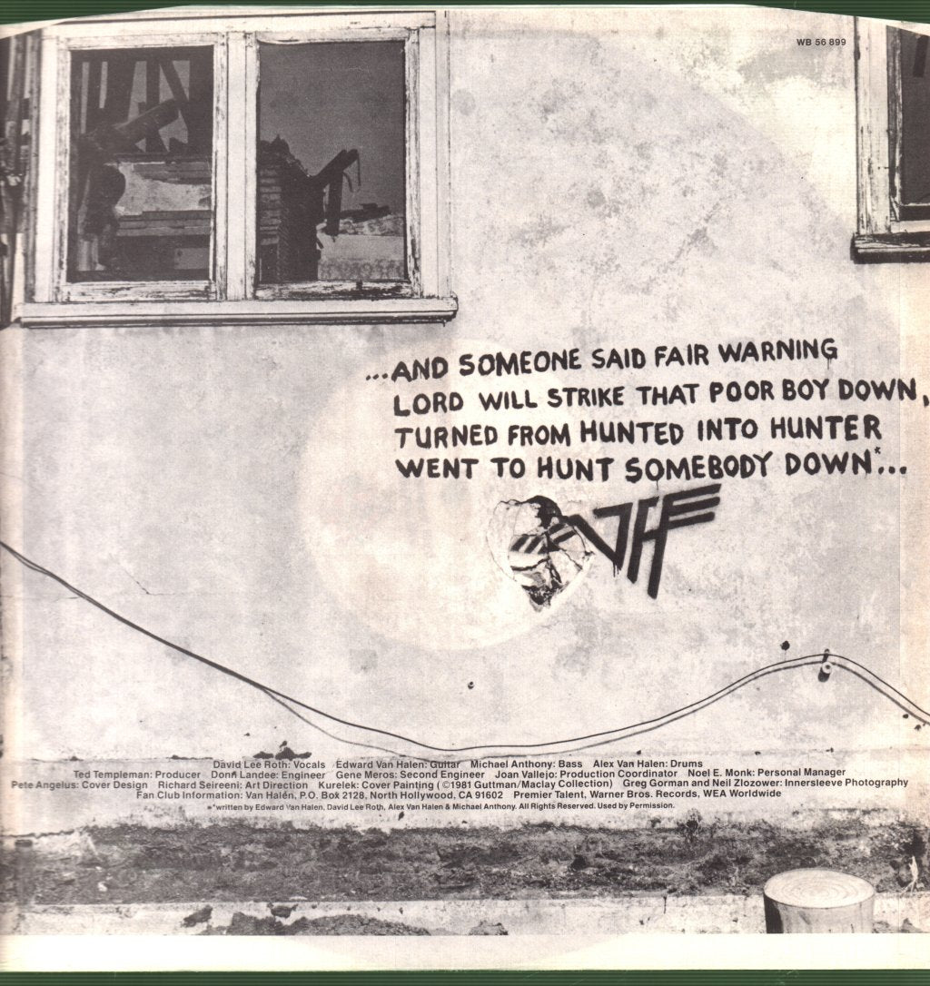 Van Halen - Fair Warning - Lp