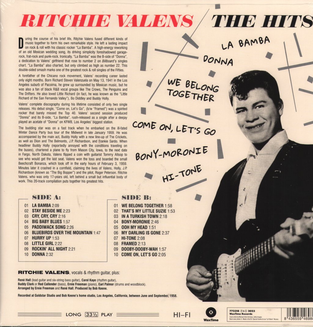 Ritchie Valens - Hits - Lp