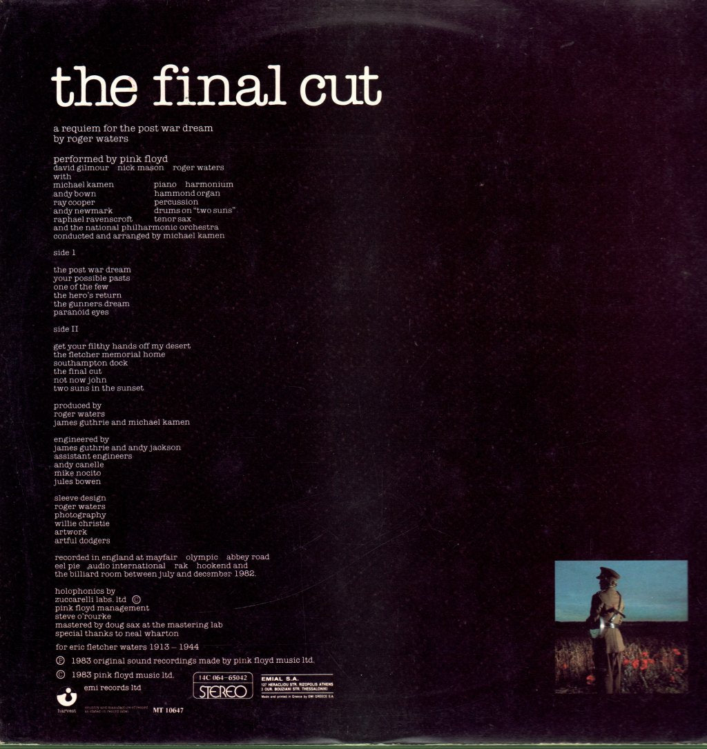 Pink Floyd - Final Cut - Lp