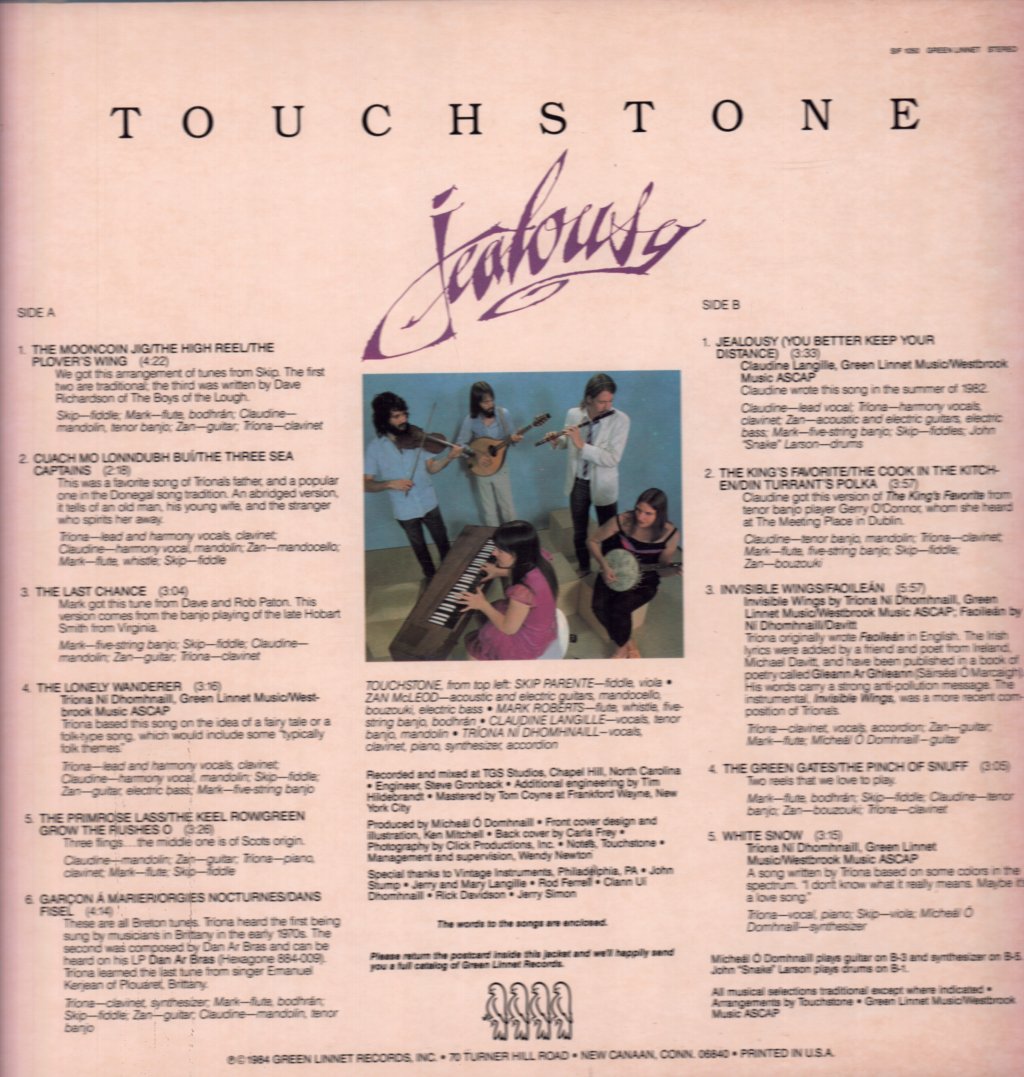 Touchstone - Jealousy - Lp
