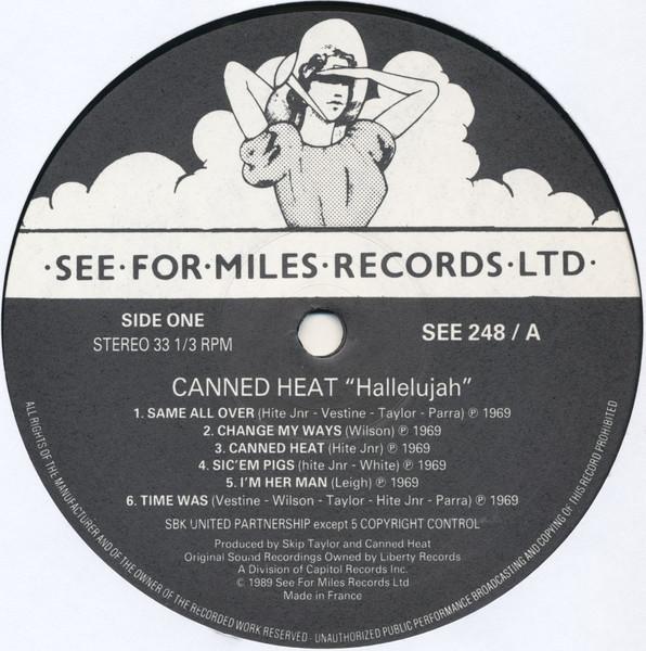 Canned Heat - Hallelujah - Lp