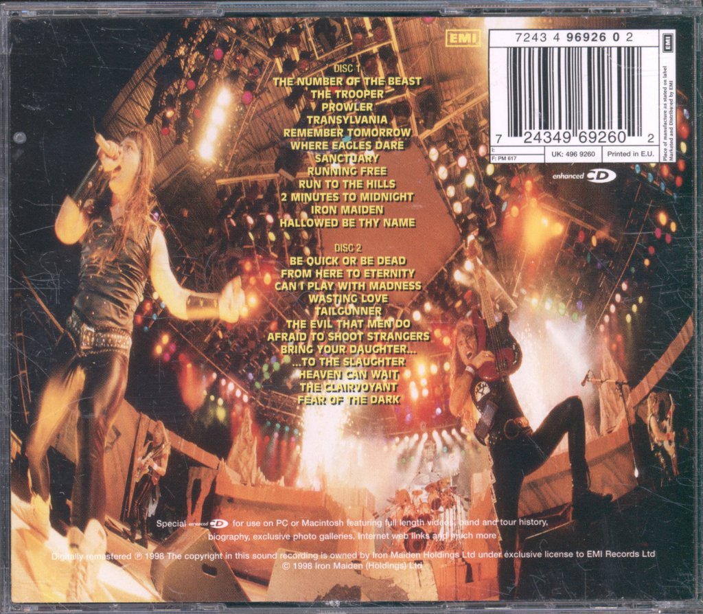 Iron Maiden - A Real Live Dead One - Cd