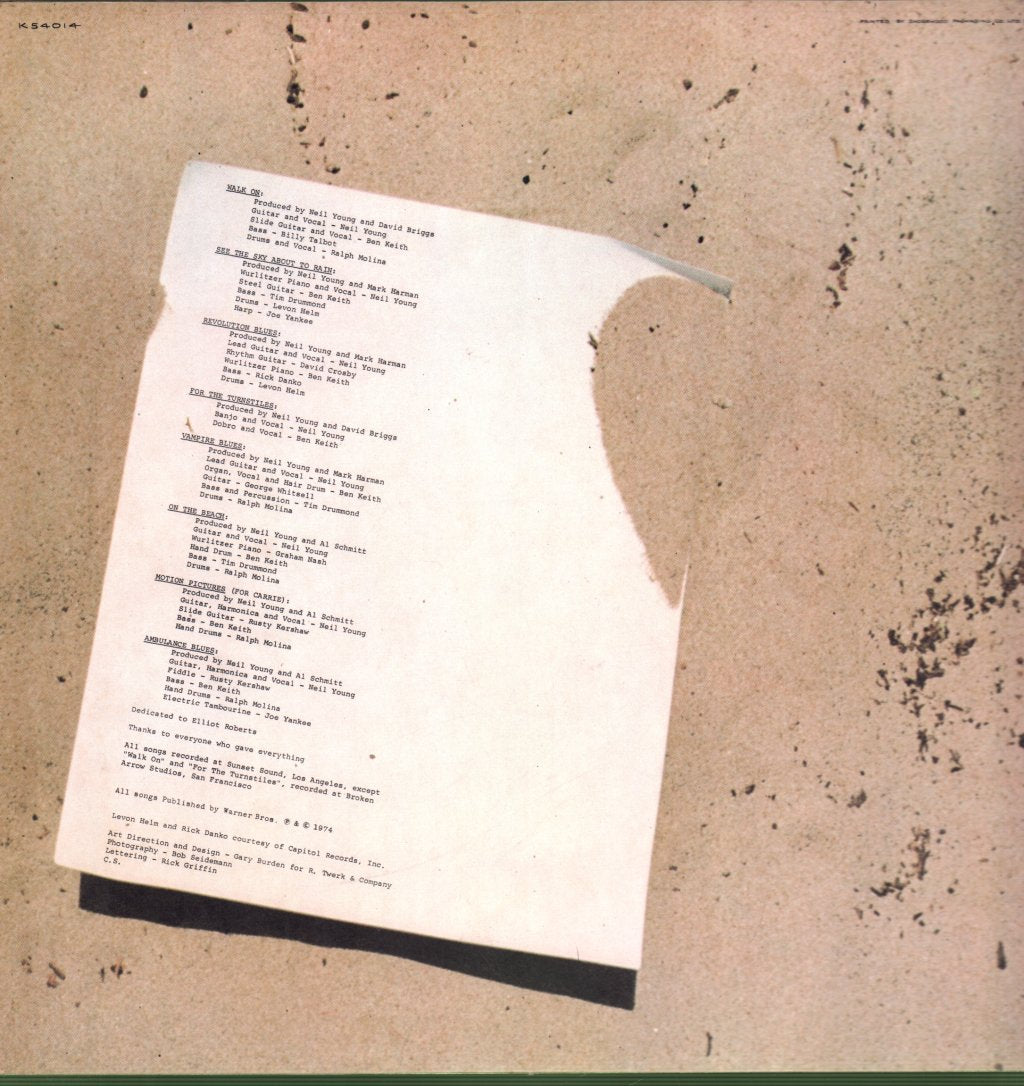 Neil Young - On The Beach - Lp