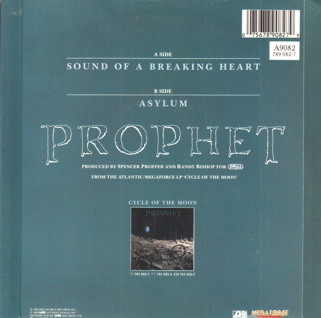 Prophet (Rock Group) - Sound Of A Breaking Heart - 7 Inch