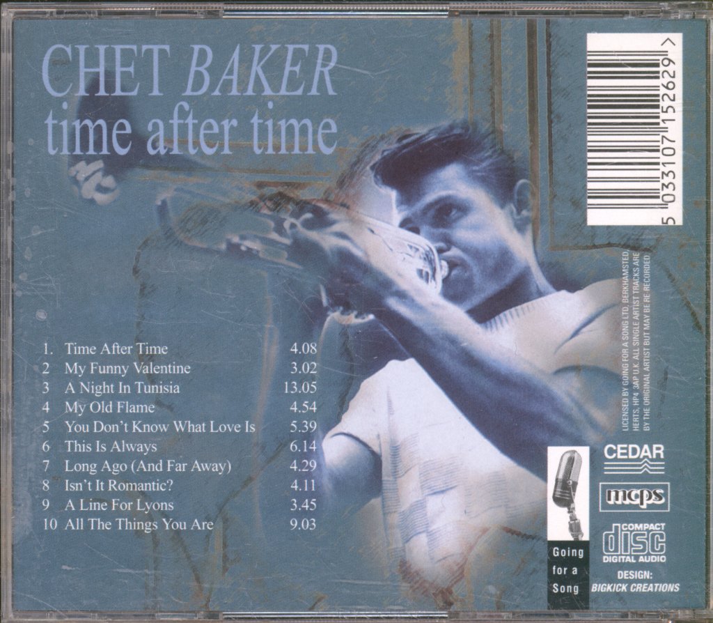 Chet Baker - Time After Time - Cd