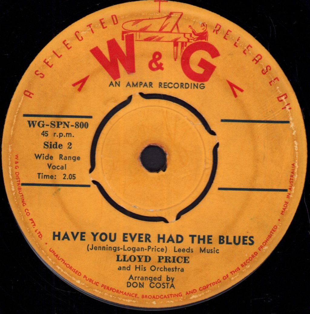 Lloyd Price And His Orchestra - Personality - 7 Inch