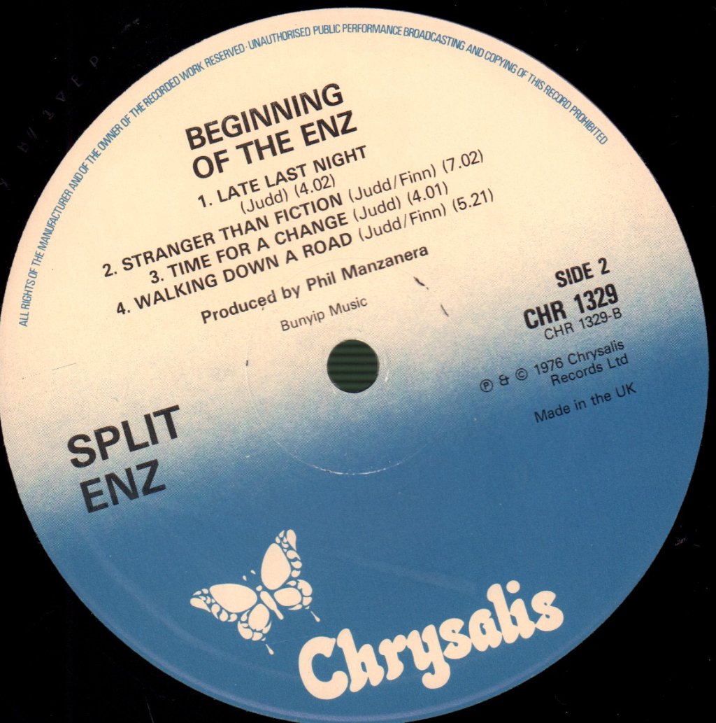 Split Enz - Beginning Of The Enz - Lp