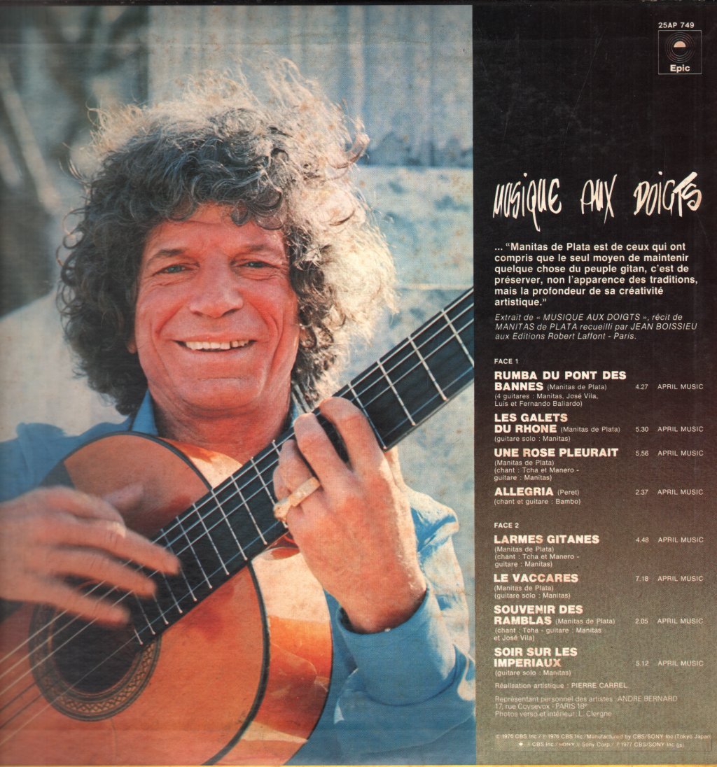 Manitas De Plata - Musique Aux Doigts - Lp