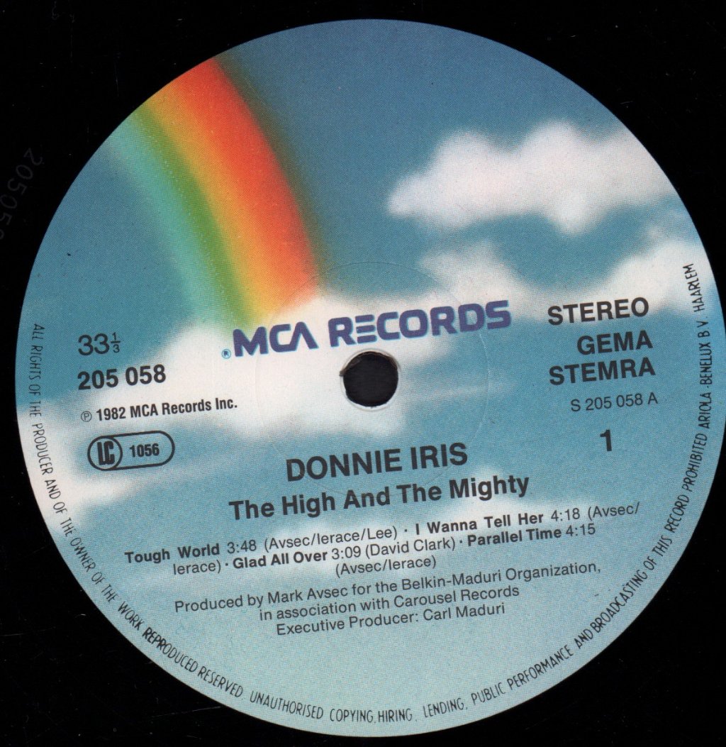 Donnie Iris - High And The Mighty - Lp