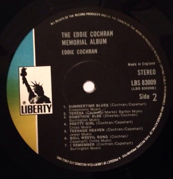 Eddie Cochran - Eddie Cochran Memorial Album - Lp